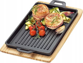 Patelnia grillowa + podstawka BBQ Küchenprofi
