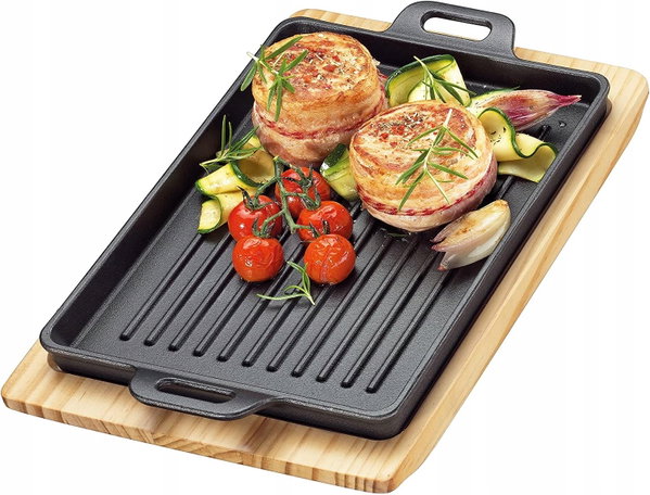 Patelnia grillowa + podstawka BBQ Küchenprofi
