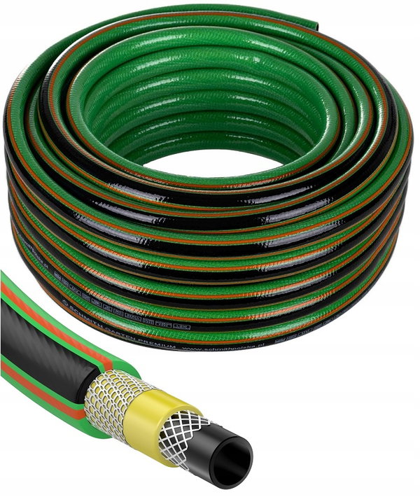 SCHMITH WĄŻ OGRODOWY 5-WARSTWOWY 20BAR 3/4" 20m PREMIUM WYTRZYMAŁY SGWO534