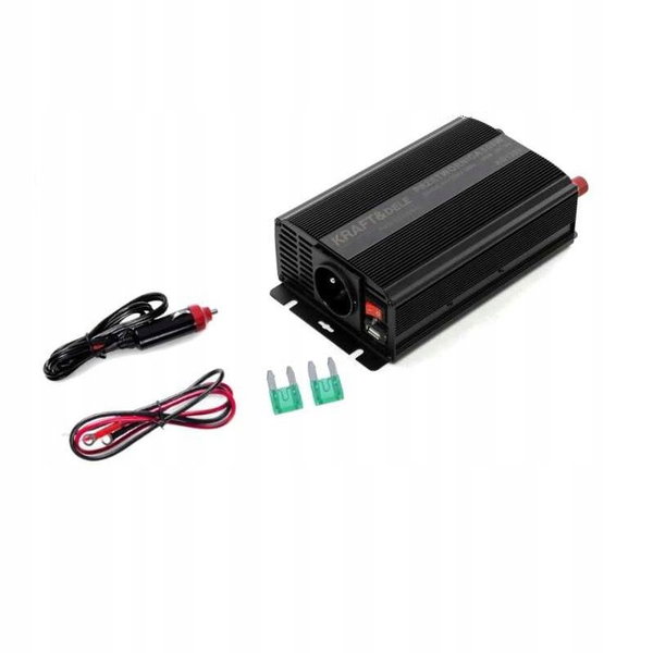 Przetwornica napięcia 12V na 230V 500/1000W Kraft&Dele