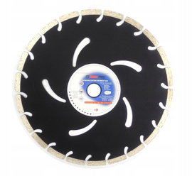 MAR-POL TARCZA DIAMENTOWA 300x25.4x10 SEGMENTOWA CZARNY BETON KOSTKA M08737