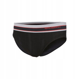 BRUBECK Slipy męskie Active Wool BE10110 - Black l