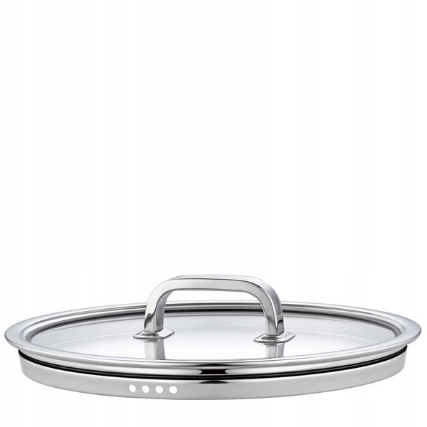 Pokrywka do garnków patelni 24 cm szklana Finesse2+ Spring do odcedzania