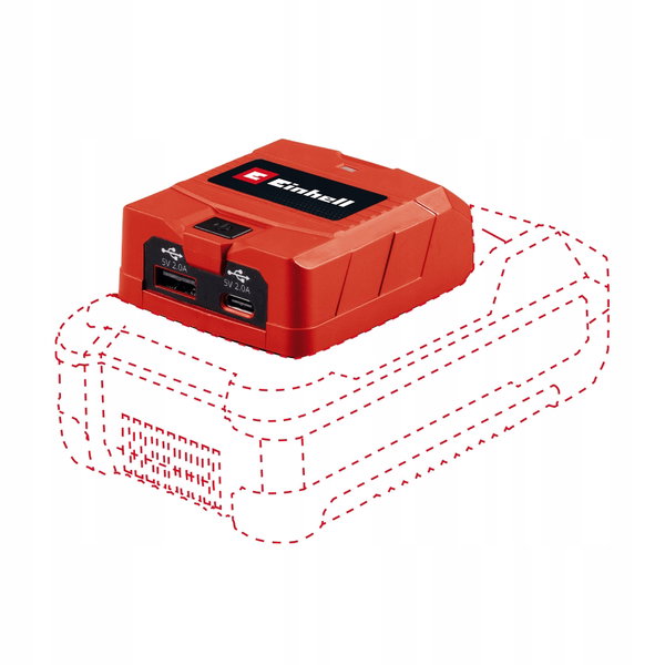 EINHELL ADAPTER BATERII USB TC-CP 18 Li USB A/C Solo 4514148
