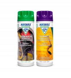 NIKWAX Zestaw Twin Tech Wash/Tx Direct Wash In 2 X 300 Ml