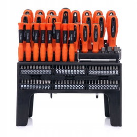 DUŻY ZESTAW ŚRUBOKRĘTÓW BITÓW 100 ELEMENTÓW BITY WKRĘTAK TORX KD10957