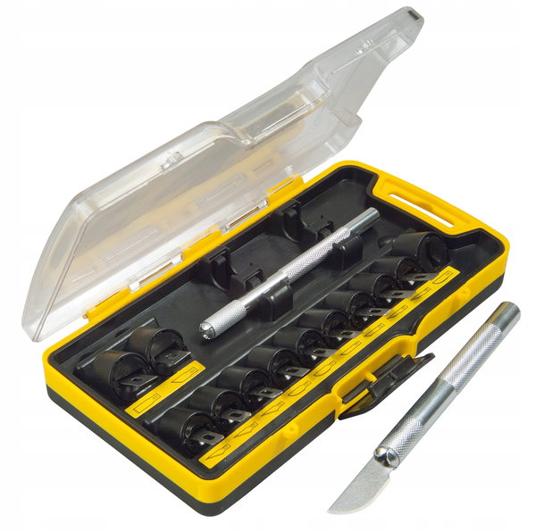 STANLEY ZESTAW PRECYZYJNYCH SKALPELI MODELARSKIE NOŻE FATMAX STHT0-73872