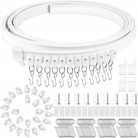 CURTAIN RAILING CEILING MOUNT SZYNA 5M Z WĘGLA I PVC DO PRZEGRÓD