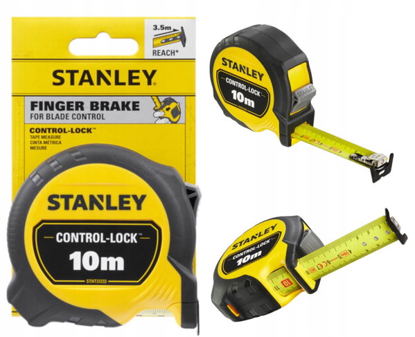 STANLEY MIARA ZWIJANA CONTROL-LOCK 10M 25MM STHT37233-0 MIARKA ZWIJAK