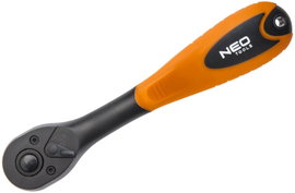 NEO TOOLS KOMPOZYTOWA GRZECHOTKA ODGIĘTA 3/8'' 200MM PROFI CrMo 72z 08-513