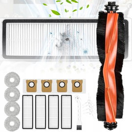 AKCESORIA ODKURZACZA 18SZT DO XIAOMI X20+ Z GŁÓWNĄ SZCZOTKĄ V-KSZTAŁTNĄ