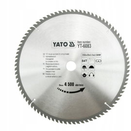 TARCZA WIDIOWA 350X84TX30 MM YT-6083 YATO