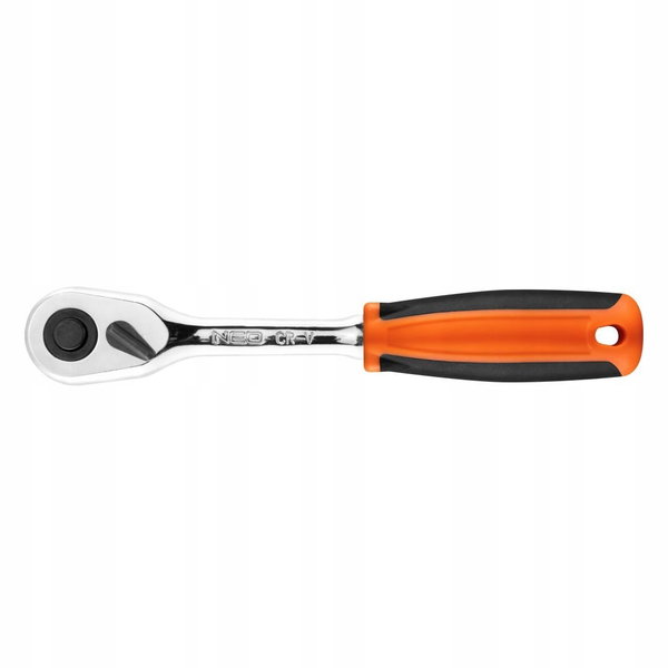 NEO TOOLS GRZECHOTKA PROSTA 1/4 45 ZĘBÓW 155MM PRZEŁĄCZNIK CrMo 08-523