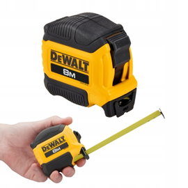 DeWALT DWHT38128-0 MIARA MIARKA ZWIJANA 8M TAŚMA BUDOWLANA KOMPAKTOWA