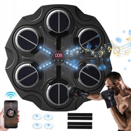 BLUETOOTH ŚCIENNY WOREK Z MUZYKĄ I PODKŁADKAMI EVA CZARNY KOLOR