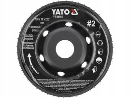 YATO TARCZA FREZ PEŁNY SZLIFIERKA WYPUKŁY TARNIK 120x18mm NR2 YATO YT-59185