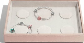 Organizer na 6 bransoletek charm (różowy) Classic Stackers