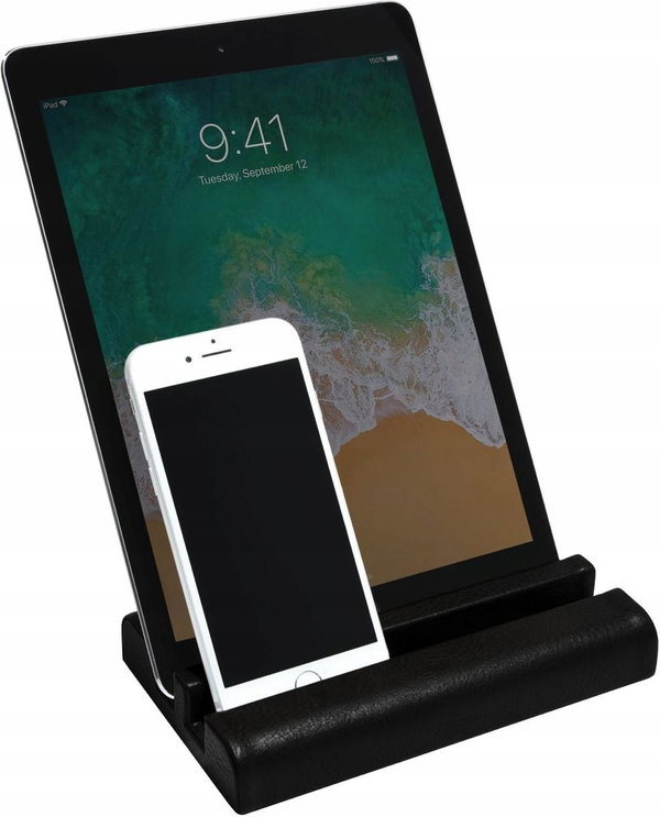 Podstawka na tablet i telefon (czarna) Stackers