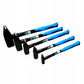 MŁOTEK ŚLUSARSKI ZESTAW MŁOTKÓW KOMPLET 4 SZT 200-1500 G RĄCZKA FIBERGLASS