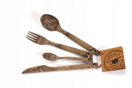 kupilka Zestaw sztućców turystycznych Cutlery brązowy