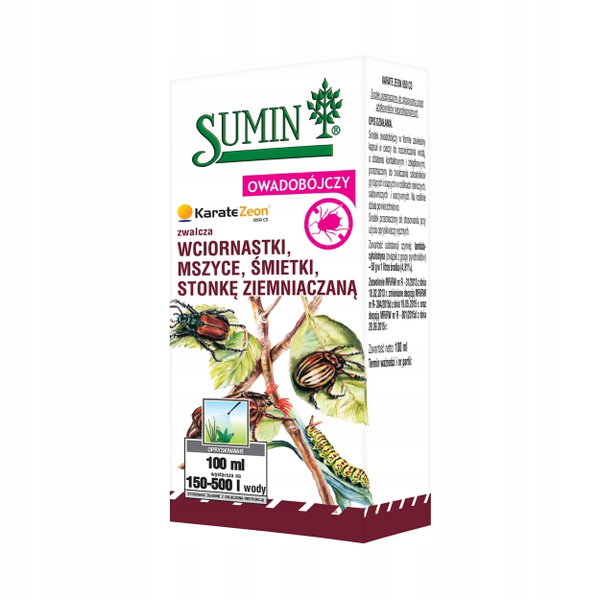 Sumin Karate Zeon 050SC 100ml Oprysk Na Mszyce Stonkę Środek Owadobójczy