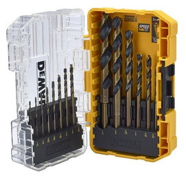 ZESTAW WIERTEŁ DEWALT DT70727 14 SZTUK CZARNO-ZŁOTYCH TYPU HSS-G
