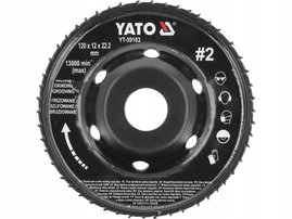 YATO TARCZA FREZ PEŁNY WYPUKŁY SZLIFIERKA TARNIK 120x12mm NR2 YATO YT-59183