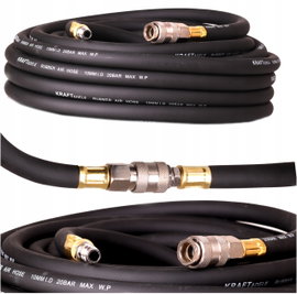 WĄŻ PRZEWÓD ZAKUWANY PNEUMATYCZNY 20m 10x17mm 20BAR DO KOMPRESORA SPRĘŻARKI