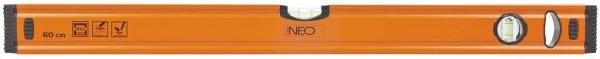NEO TOOLS POZIOMNICA POZIOMICA ALUMINIOWA 60cm 2 LIBELLE 71-062