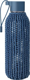 Butelka na wodę w niebieskim pokrowcu (600 ml) Catch-It RIG-TIG