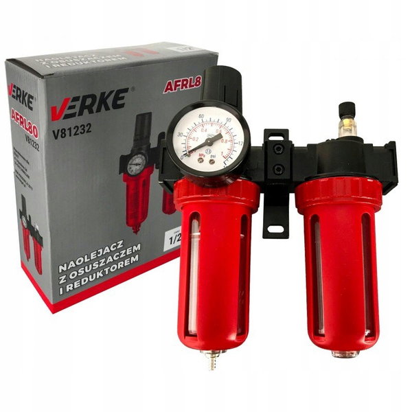 FILTR NAOLEJACZ ODWADNIACZ REDUKTOR 1/2"VERKE