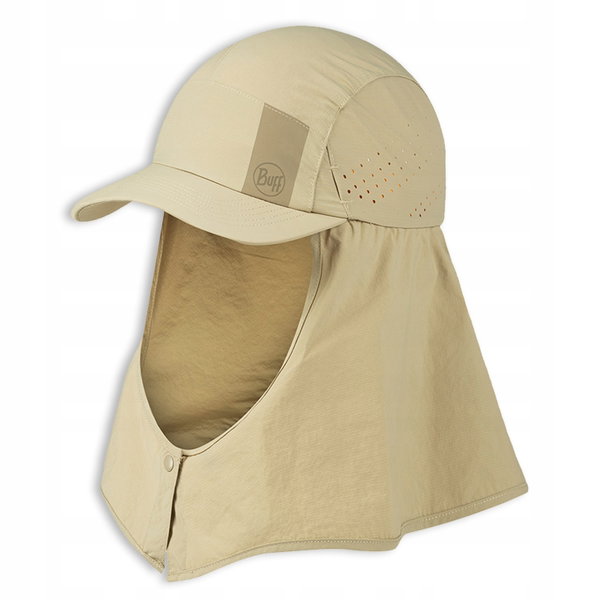 BUFF Czapka ochronna z daszkiem Desert Cap - Solid Birch Grey S/M