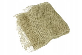 10x Chusta Tkanina Jutowa 120x120cm Juta Płachta Tkanina Materiał Jutowy