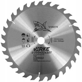 TARCZA PIŁA WIDIOWA TARCZOWA DO CIĘCIA DREWNA DRZEWA 350mm x 32mm 30T WIDIA