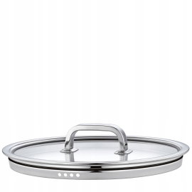 Pokrywka do garnków patelni 16 cm szklana Finesse2+ Spring do odcedzania