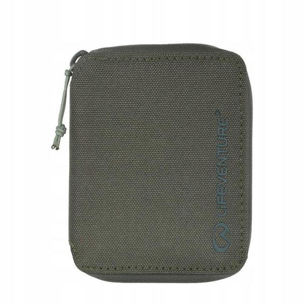 LIFEVENTURE Portfel Rfid Bi - Fold Wallet Recycled - Olive