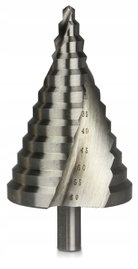 WIERTŁO STOPNIOWE STOŻKOWE SPIRALNE DO METALU 6-60 mm SOLIDNE MOCNE HSS4241
