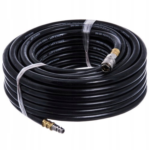 WĄŻ PRZEWÓD PNEUMATYCZNY 15M DO KOMPRESORA 20 BAR 6X13mm GUMOWY ZAKUWANY