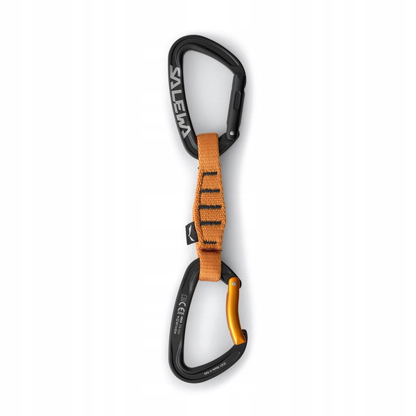 SALEWA Ekspres wspinaczkowy Ortles Str/Bnt 110 czarny/pomarańczowy
