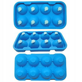BAREQ Forma do lodu kule na 8 kulek silicon