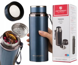 Termos na gorące napoje zimne szczelny stal nierdzewna Peterson 750 ml