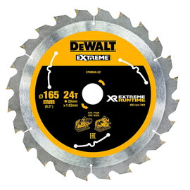 DEWALT DT99560 piła tarczowa xr extreme runtime – 165 MM 24 zęby do drewna