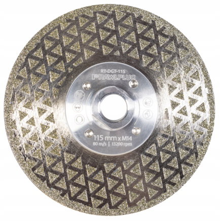 TARCZA DIAMENTOWA DO FAZOWANIA SZLIFOWANIA GRESU 125mm M14 DO SZLIFIEREK