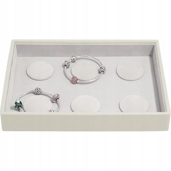 Organizer na 6 bransoletek charms (beżowy) Classic Stackers