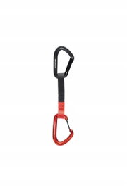 Ekspres wspinaczkowy Black Diamond Hotforge Hybrid 12cm czerwony