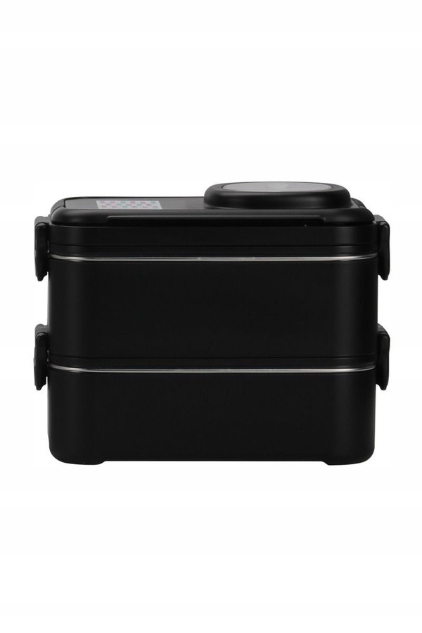 Pojemnik na żywność Uzspace Lunch Box Double 8023 2 x 600 ml czarny