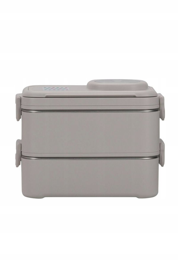 Pojemnik na żywność Uzspace Lunch Box Double 8023 2 x 600 ml biały