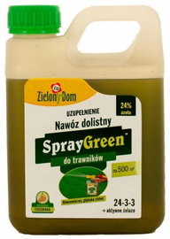 Uzupełnienie Nawóz 950ml Spraygreen Do Trawników Zapas 950ml Zielony Dom