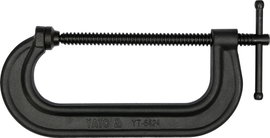ŚCISK STOLARSKI ŚRUBOWY TYPU C 200 MM ŻELIWO SIŁA NACISKU 3600 KG YT-6424