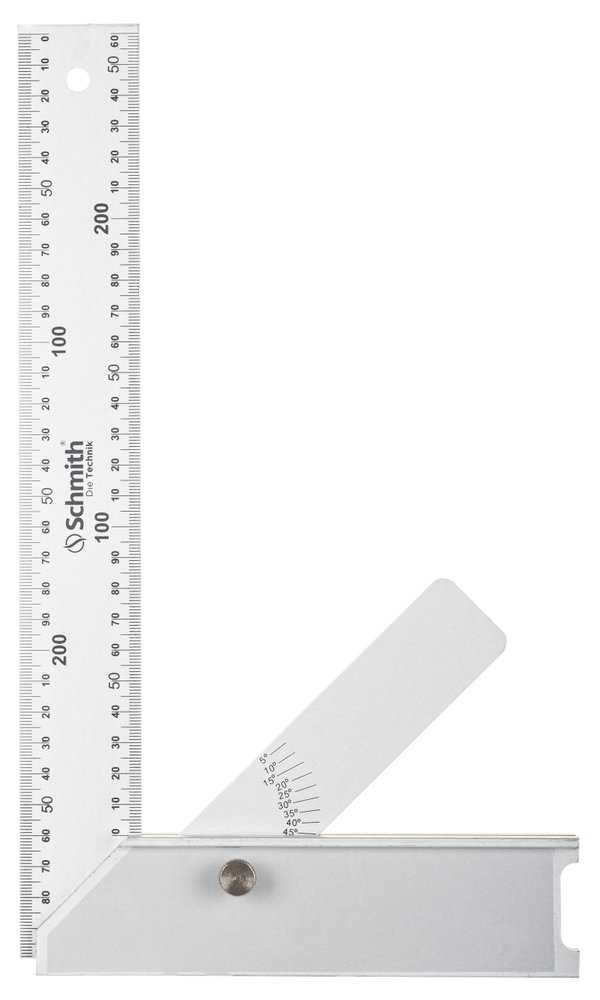 Schmith KĄTOWNIK ALUMINIOWY Z KĄTOMIERZEM 350MM